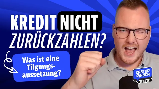 Video: Warum du den Kredit NICHT zurückzahlst, Tilgungsaussetzung einfach erklärt