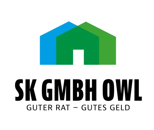 Der Anfang: SK GmbH OWL, mit Haus und dem Claim „Guter Rat, gutes Geld“.