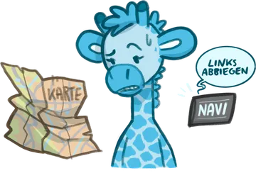 Raffi mit der Karte