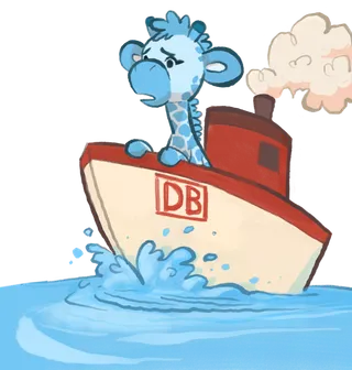Raffi in einem Boot