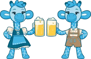 Raffi im Dirndl auf dem Oktoberfest