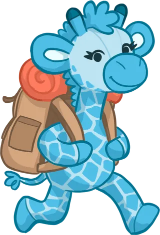 Raffi beim Wandern mit Rucksack